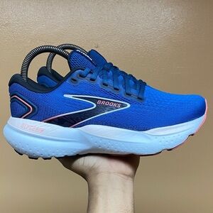 Brooks Glycerin 21 Women’s Running Sneakers “Blue/Icy Pink/Rose” Size 7.5 Wide